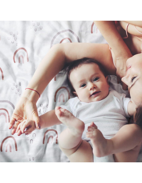Manta para Bebés Soarwg Kids 76x102 cm Arcoíris Suave Unisex Manta para Bebés Soarwg Kids 76x102 cm Arcoíris Suave Unisex