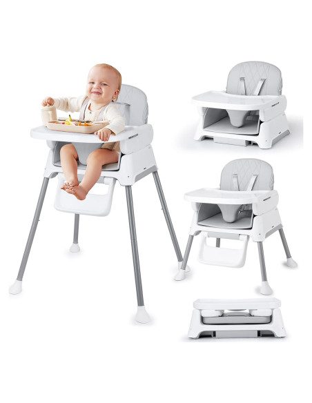Silla Alta 3 en 1 Bellababy Ajustable para Bebés y Niños