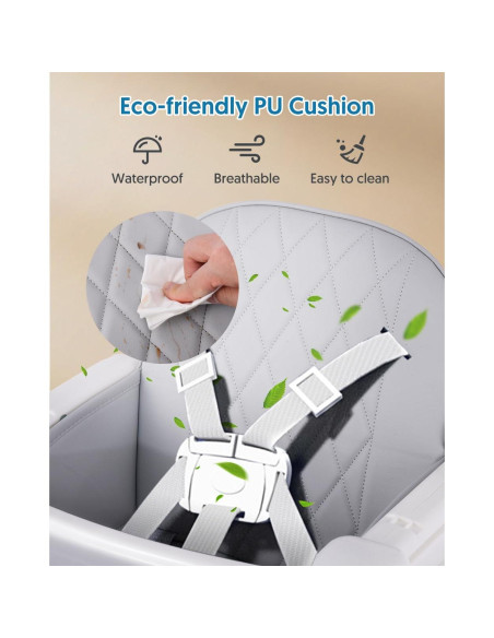 Silla Alta 3 en 1 Bellababy Ajustable para Bebés y Niños