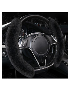 Cubierta de Volante de Peluche CAR PASS Universal 38-40 cm