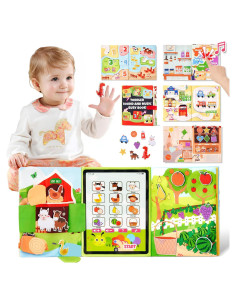 Libro Ocupado Montessori Goli Toys con Sonido 23.5x18.5cm