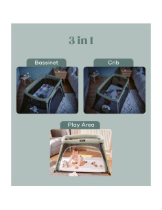 Cuna de viaje 3 en 1 Babymoov Moov & Comfy - Ligera y portátil 2