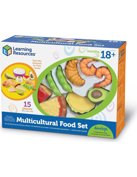 Conjunto de Comida Multicultural Learning Resources - 15 Piezas