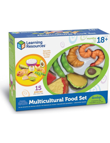 Conjunto de Comida Multicultural Learning Resources - 15 Piezas