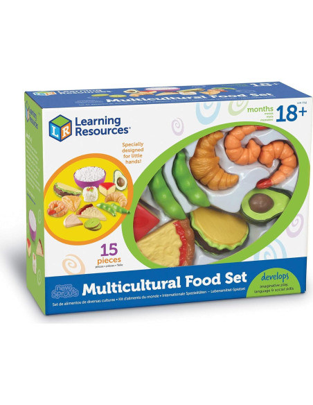Conjunto de Comida Multicultural Learning Resources - 15 Piezas