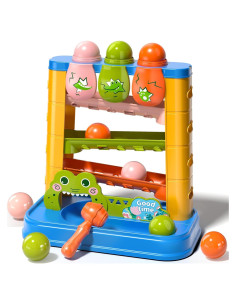 Juguete de Martillo NIPLOOOW con 3 Pelotas Coloridas 0.57 kg