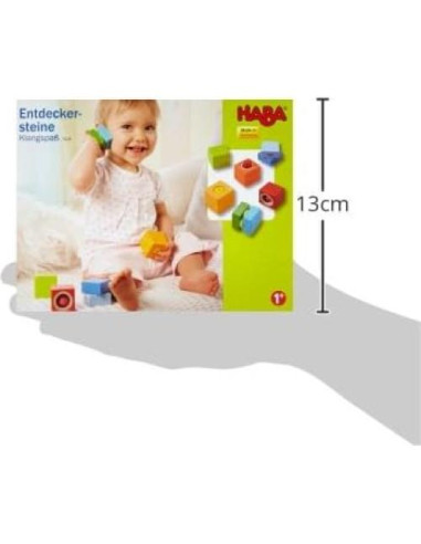 Bloques de Madera HABA con Sonidos para Niños 1-3 Años