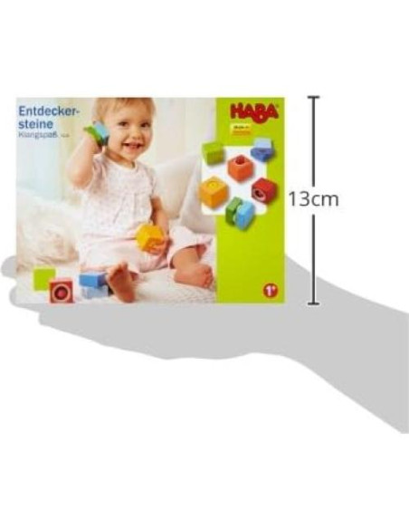 Bloques de Madera HABA con Sonidos para Niños 1-3 Años