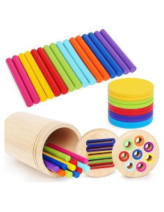 Juguete Montessori CZTCDP Clasificación de Colores 1-3 Años