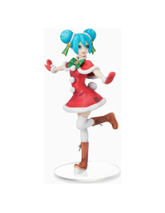 Figura Hatsune Miku Navidad 2021 SEGA 17.8 cm con base