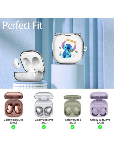 Funda Protectora Dura WOOPIT para Galaxy Buds2 Pro y Live 2