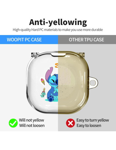 Funda Protectora Dura WOOPIT para Galaxy Buds2 Pro y Live