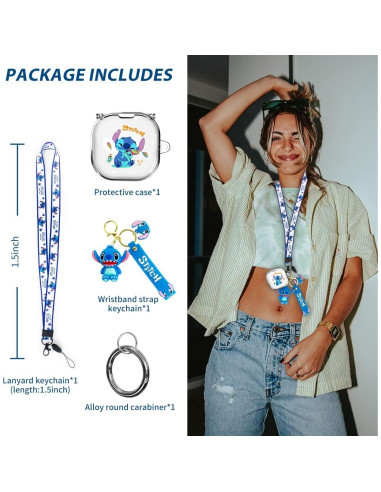 Funda Protectora Dura WOOPIT para Galaxy Buds2 Pro y Live