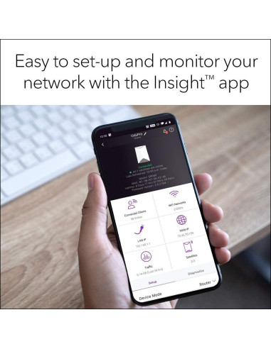 Router WiFi Tri-Banda NETGEAR Orbi Pro SRR60 3Gbps Renovado