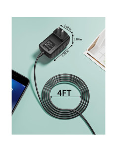 Adaptador de corriente AC 12V 2A 24W para TP-Link Deco Voice X20 2