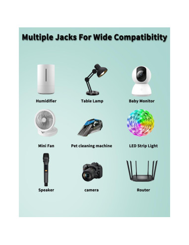 Adaptador de corriente AC 12V 2A 24W para TP-Link Deco Voice X20