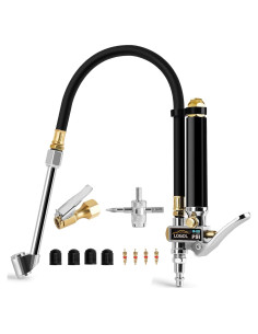 Inflador de Neumáticos LOGOL QYB-1J con Manómetro 10-120 PSI