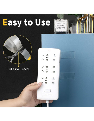 Cinta adhesiva de doble cara KUSUFEFI 6.1m alta resistencia