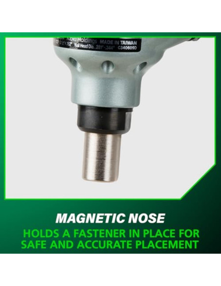 Martillo de Palma Metabo HPT NH90AB 0.59 kg con Nariz Magnética