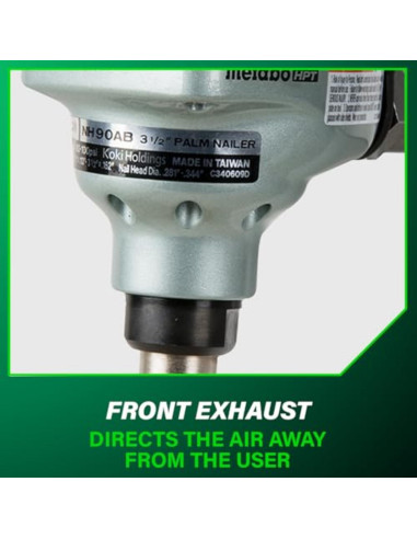 Martillo de Palma Metabo HPT NH90AB 0.59 kg con Nariz Magnética