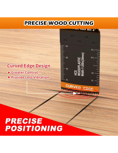 Juego de 22 Hojas de Sierra Oscilante AMZWEI para Bricolaje