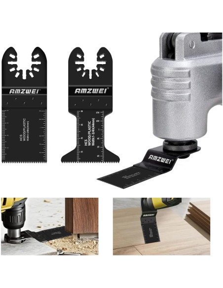 Juego de 22 Hojas de Sierra Oscilante AMZWEI para Bricolaje