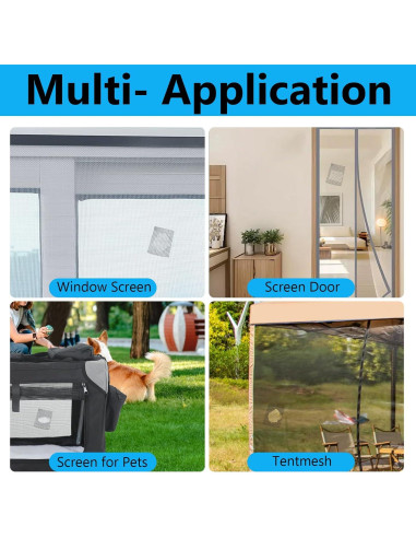 Cinta de Reparación de Pantalla de Ventana Lussgucc 5cm x 9.14m