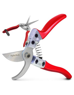 Juego de Tijeras de Podar HyleJhJy - Acero Inoxidable Rojo