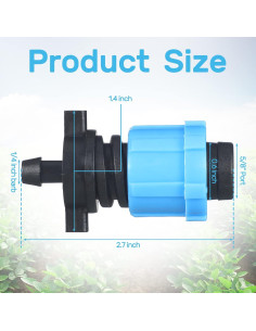 Kit de Riego por Goteo Frienda 50 Piezas 1/4" para 5/8" Cinta 2