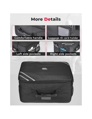 Organizador de Maletero KEMIMOTO para Golf 33L Impermeable Negro
