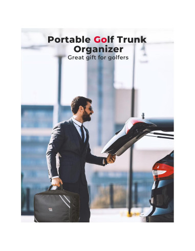 Organizador de Maletero KEMIMOTO para Golf 33L Impermeable Negro