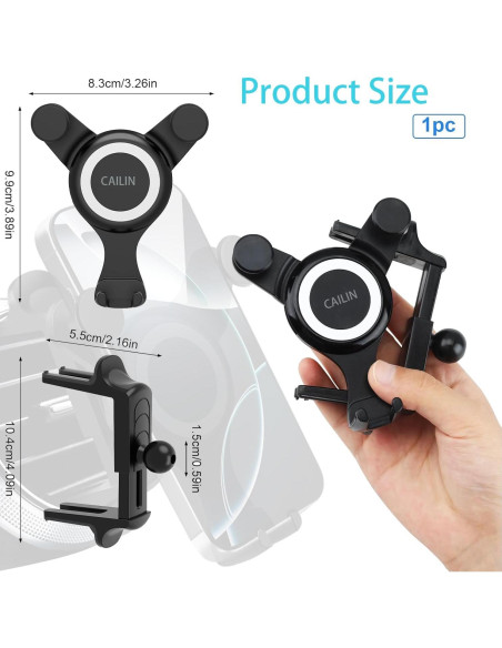 Soporte para Teléfono de Coche ICAILIN para Mercedes-Benz y Mini Cooper