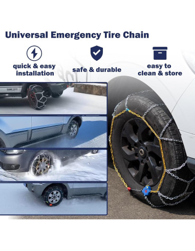 Cadenas de Nieve Automáticas NEOCHIAEVO HKN140 para Neumáticos