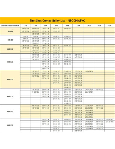 Cadenas de Nieve Automáticas NEOCHIAEVO HKN140 para Neumáticos