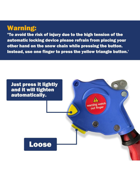 Cadenas de Nieve Automáticas NEOCHIAEVO HKN140 para Neumáticos