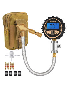 Desinflador de Neumáticos Digital WNCGC 4x4 con Manómetro 0-250 PSI