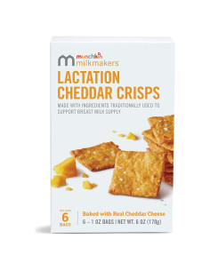 Galletas de Cheddar para Lactancia Munchkin 170g - Avena y Linaza