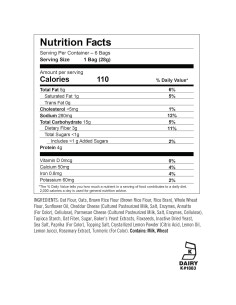 Galletas de Cheddar para Lactancia Munchkin 170g - Avena y Linaza 2