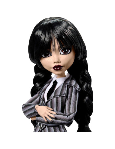 Muñeca Miércoles Addams Monster High con Accesorios 29 cm