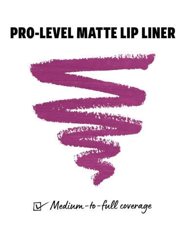 Lápiz Labial Mate Suede NYX - Aria (Violeta) 3.7g