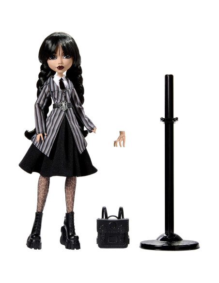 Muñeca Miércoles Addams Monster High con Accesorios 29 cm