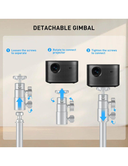 Soporte de Proyector Ailight Ajustable 19.5-47.5" 5kg Soporte de Proyector Ailight Ajustable 19.5-47.5" 5kg