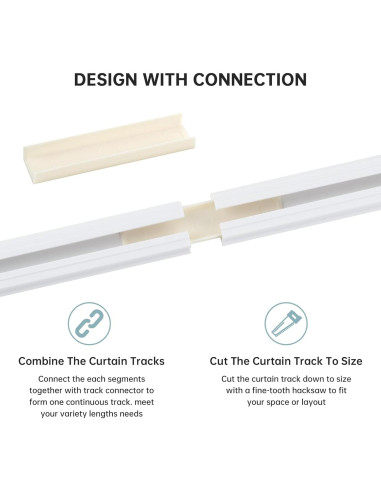 Barra de Cortina Adhesiva TYRON 81.28 cm Sin Taladro