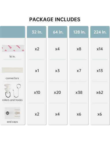 Barra de Cortina Adhesiva TYRON 81.28 cm Sin Taladro