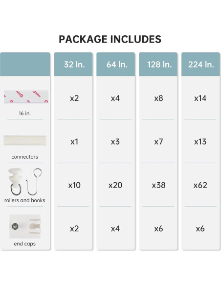 Barra de Cortina Adhesiva TYRON 81.28 cm Sin Taladro