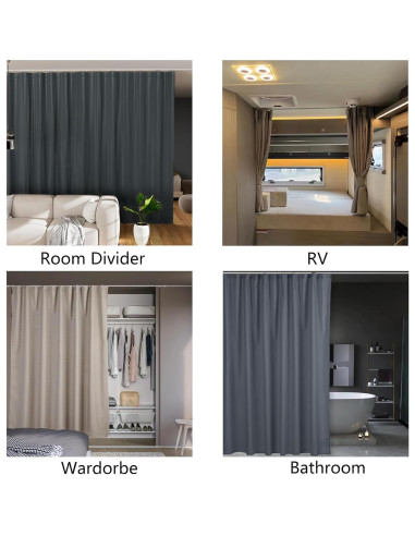 Barra de Cortina Adhesiva TYRON 81.28 cm Sin Taladro