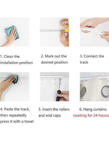 Barra de Cortina Adhesiva TYRON 81.28 cm Sin Taladro