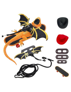 Conjunto de Arnés y Correa para Dragón Barbudo Tezuyok S/M/L