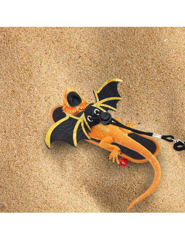 Conjunto de Arnés y Correa para Dragón Barbudo Tezuyok S/M/L