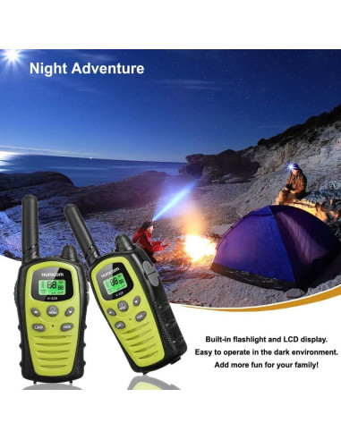 Walkie Talkies HUNICOM Radio Bidireccional 8.05 km Sonido Claro